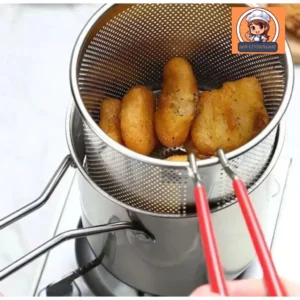 Deep Fryer Pot with Filter Basket