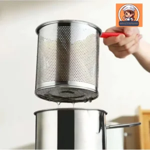 Deep Fryer Pot with Filter Basket